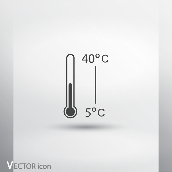 Thermometer icon design