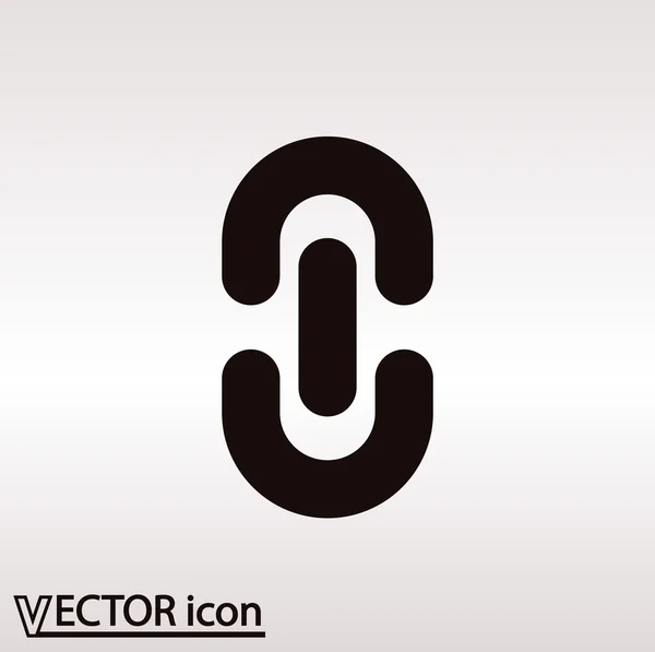 Chain link icon — Stock Vector