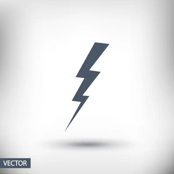 Lightning ikon design — Stock vektor