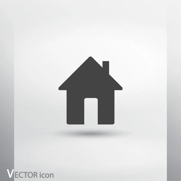 Flat House icon. — Stock Vector