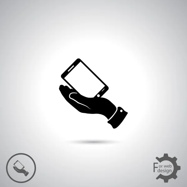 Mobiele smartphone pictogram — Stockvector