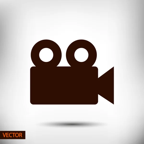 Icône de caméra vidéo — Image vectorielle