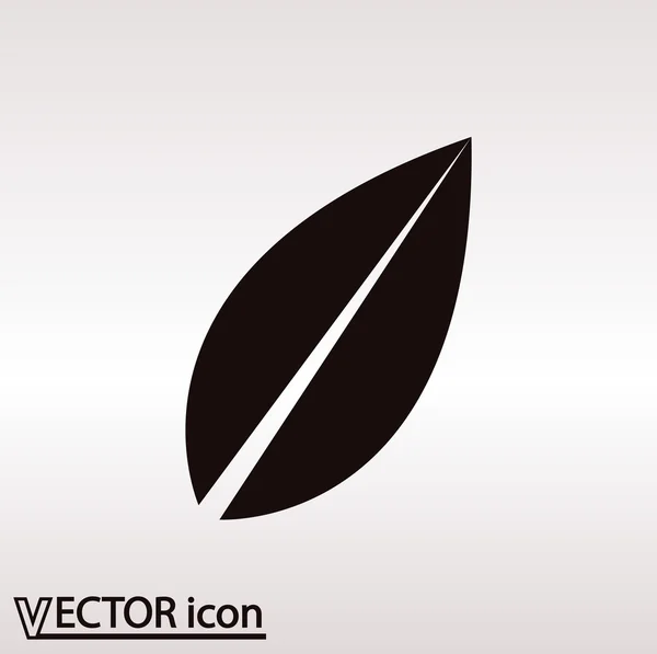 Diseño del icono de la hoja — Vector de stock