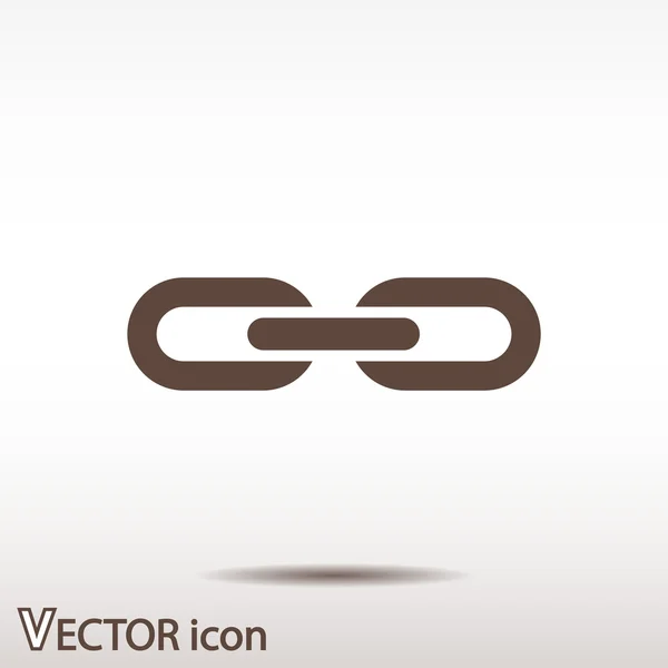 Chain link icon — Stock Vector
