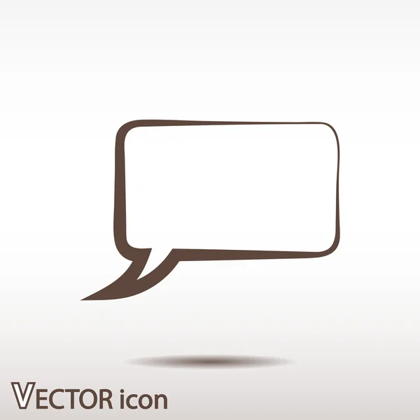 Tal bubbla ikon — Stock vektor