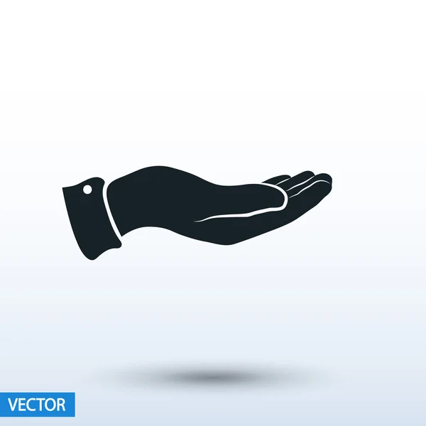 Hand pictogram ontwerp — Stockvector