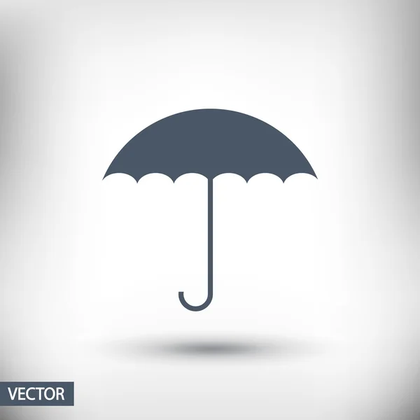 Design de ícone guarda-chuva — Vetor de Stock