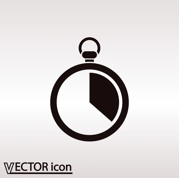 Diseño de icono de cronómetro — Vector de stock