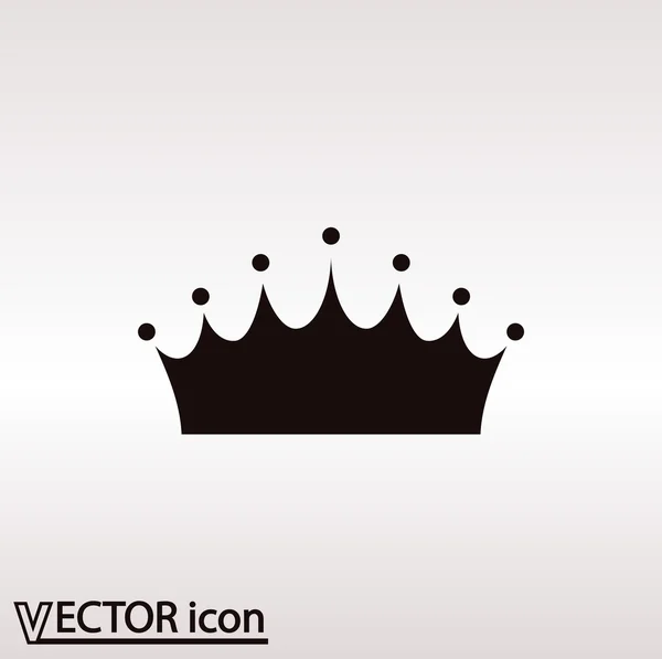 Crown ikon design — Stock vektor