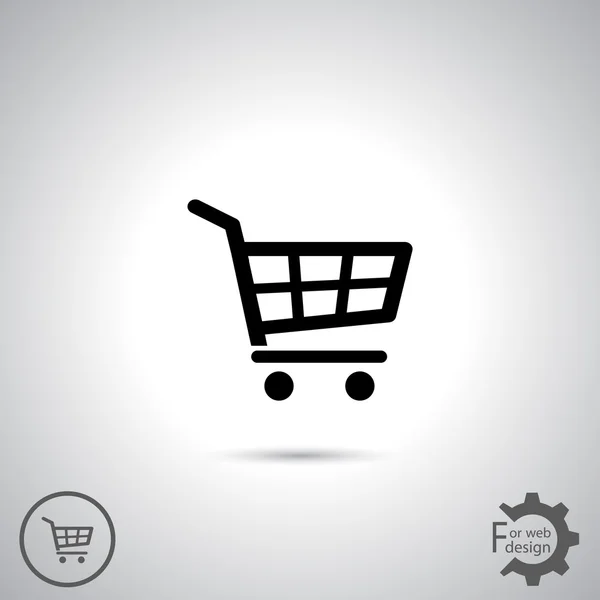 Icono de cesta de compra — Vector de stock