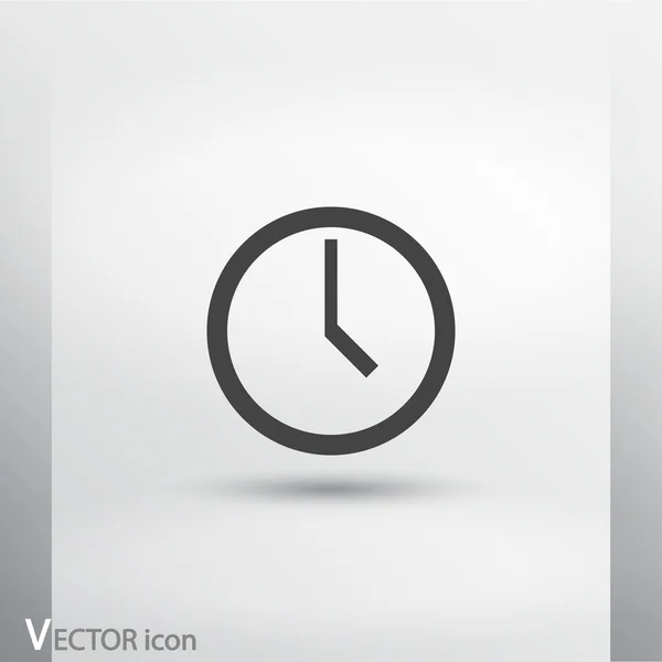 Reloj icono de diseño — Vector de stock