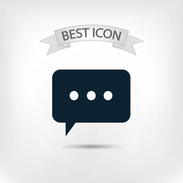 Speech bubble icon — Stock Vector