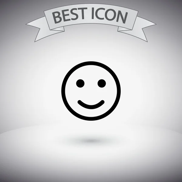 Sonrisa icono de diseño — Vector de stock