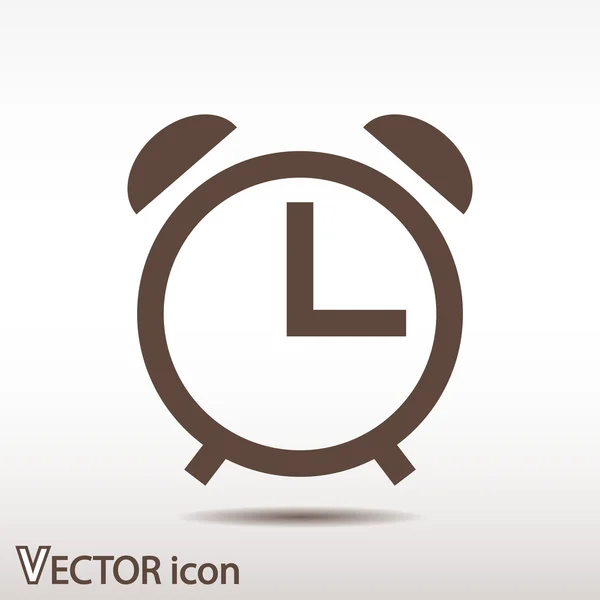 Reloj icono de diseño — Vector de stock