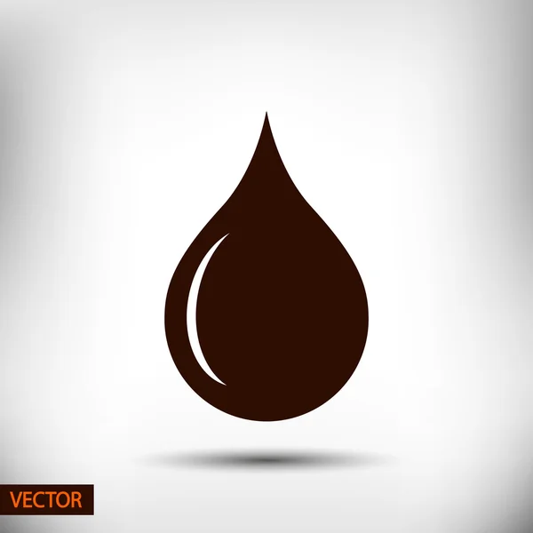 Drop pictogram ontwerp — Stockvector