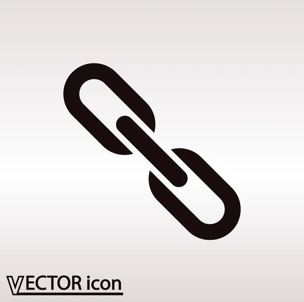 Chain link icon — Stock Vector