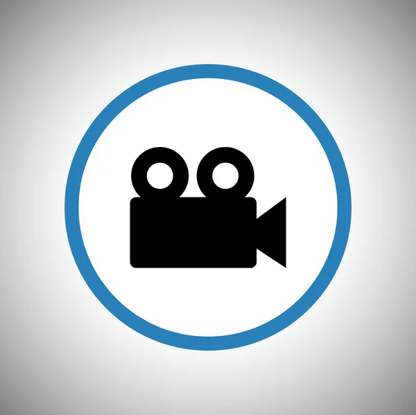 Videokamera-Symbol — Stockvektor