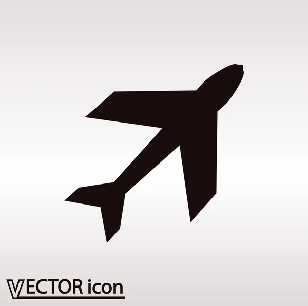 Airplane symbol design — Stock Vector