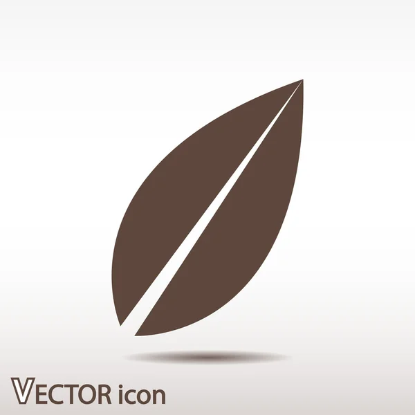 Icono hojas de árbol — Vector de stock