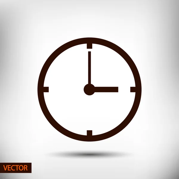 Clock icon design Stock Vector