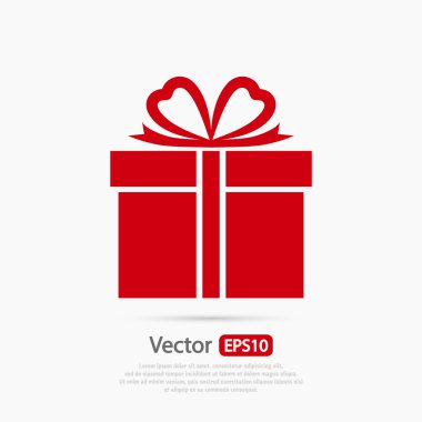 Gift box icon clipart