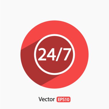 bir gün ve haftanın 7 günü 24 Saat