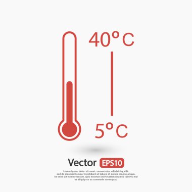 Termometre simgesi tasarım