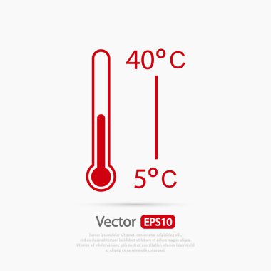 Termometre simgesi tasarım