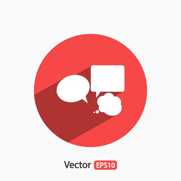Icono de burbuja de habla — Archivo Imágenes Vectoriales