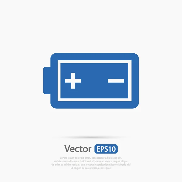 Icône de charge de batterie — Image vectorielle