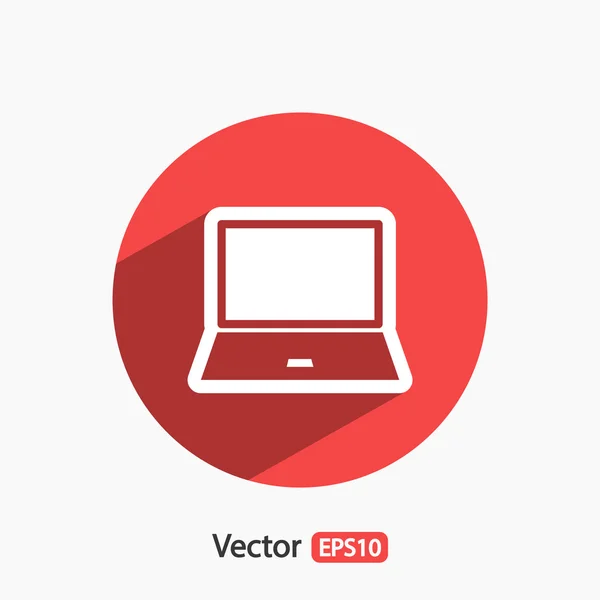 Přenosný počítač ikony designu — Stockový vektor