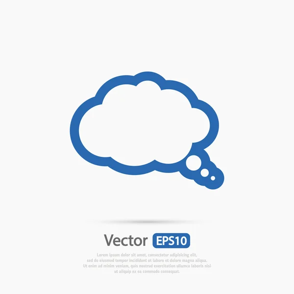 Bule de vorbire pictogramă — Vector de stoc