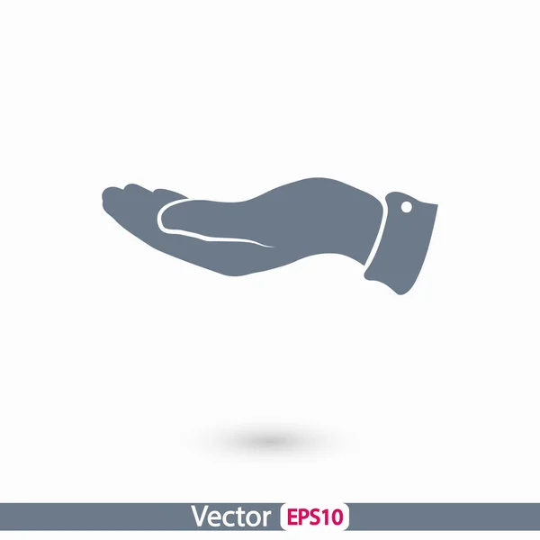 Hand pictogram ontwerp — Stockvector