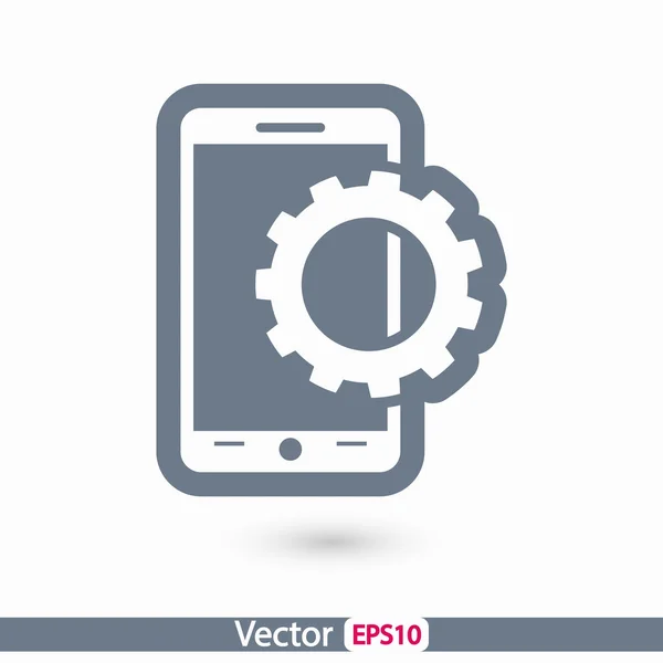 Mozgatható smartphone ikon — Stock Vector