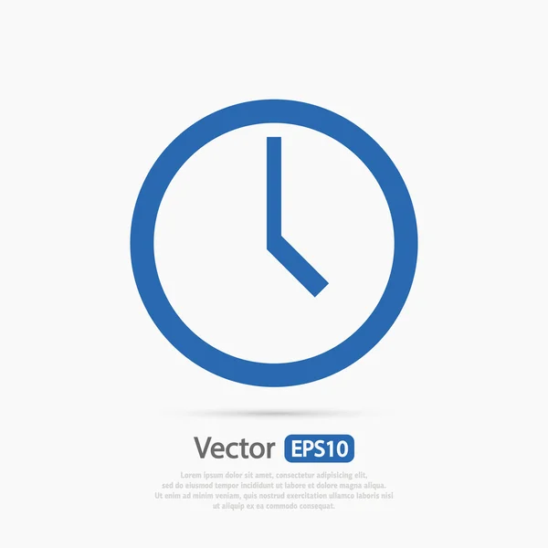 Clock icon design — Stock Vector