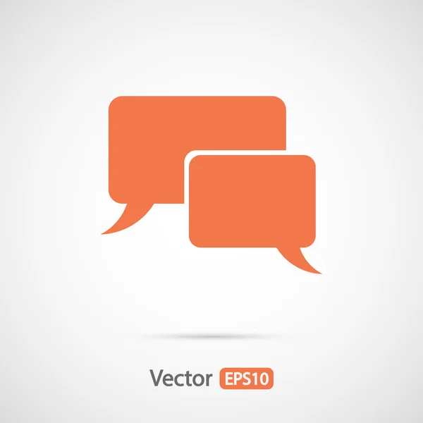 Icono de burbuja de habla — Vector de stock