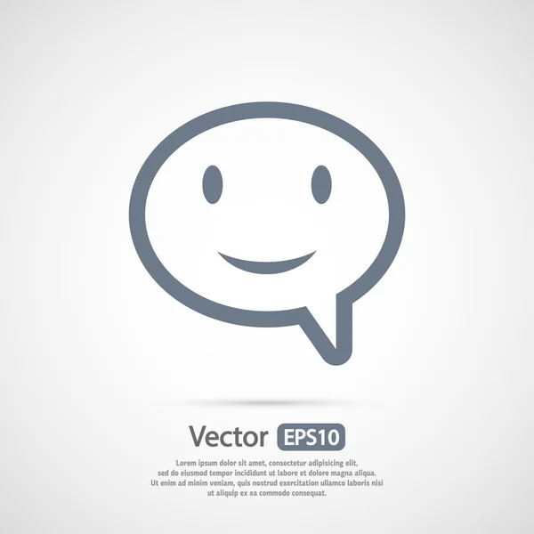 Speech bubble Icon — Stock Vector