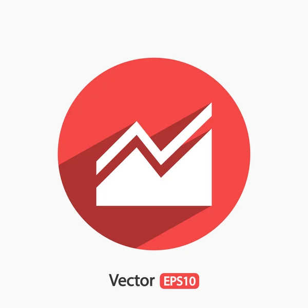 Infografía, icono del gráfico — Archivo Imágenes Vectoriales