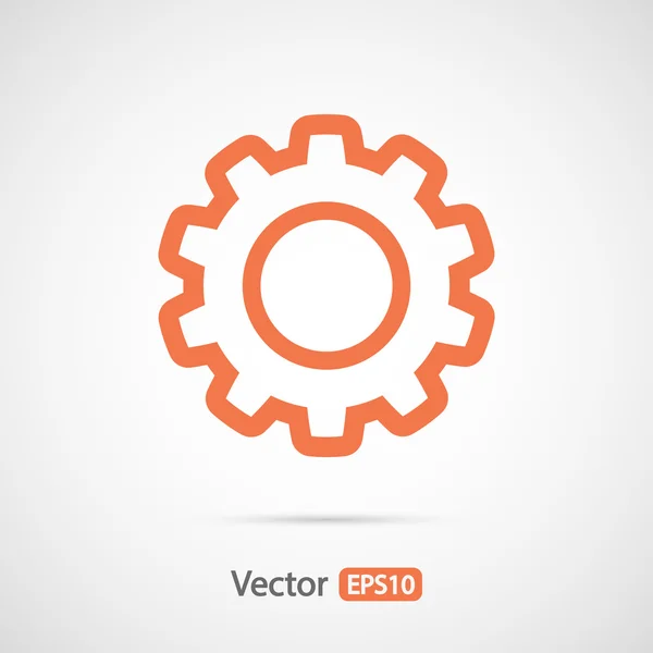 Gear icon design — Stock Vector