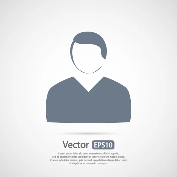 Icono del hombre de negocios — Vector de stock