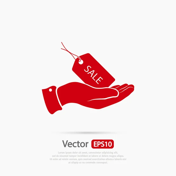 Sale Tag icon design — Stock Vector