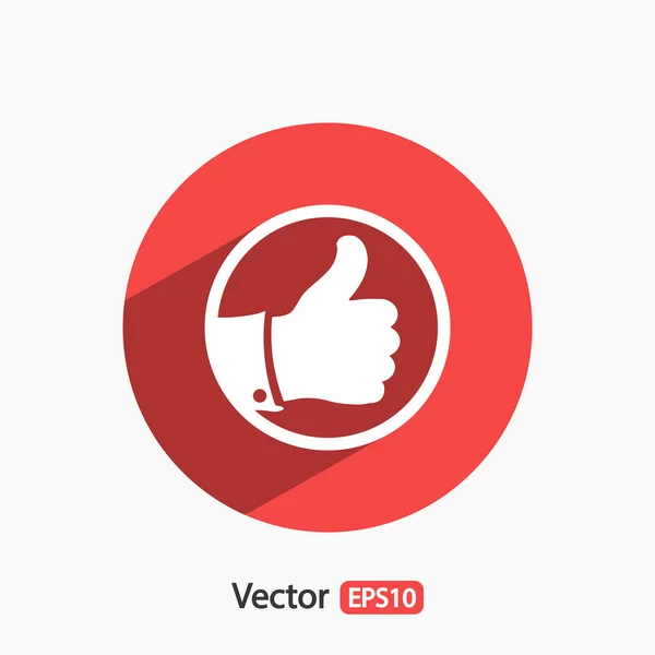 Als pictogram, platte ontwerpstijl — Stockvector