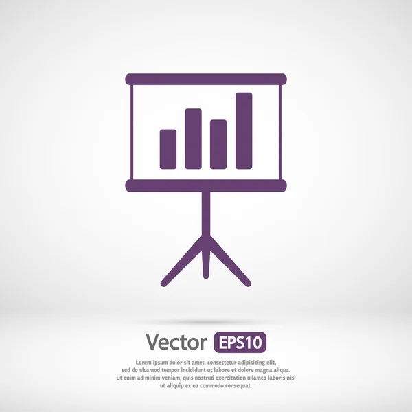 Blank icon,  Flat design style — Stock Vector