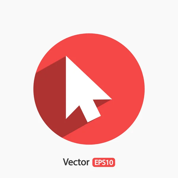 Kurzorok ikon, lapos design stílusban — Stock Vector