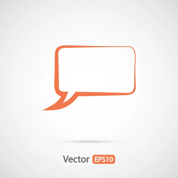 Speech bubble Icon — Stock Vector