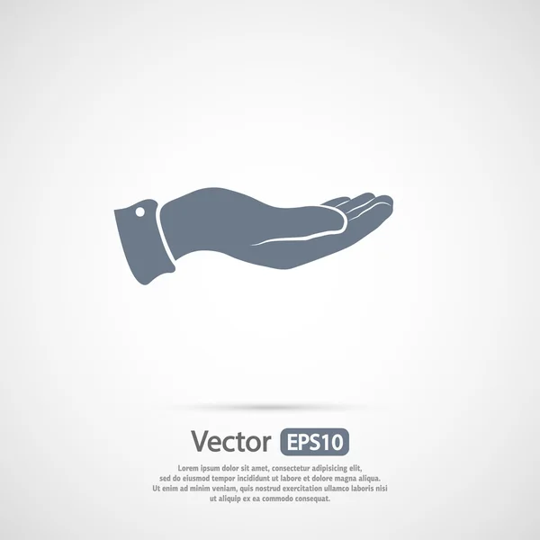 Ruky ikony designu — Stockový vektor