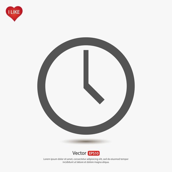 Clock icon design