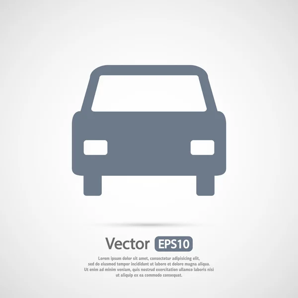 Diseño de icono de coche — Vector de stock