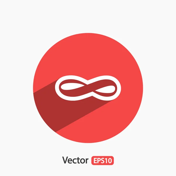 Icono de símbolo ilimitado — Vector de stock