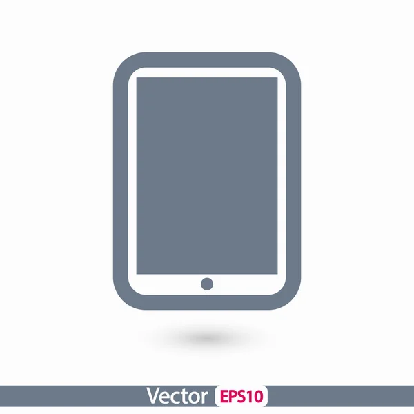 Tableta digital moderna icono de PC — Vector de stock